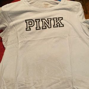 Baby blue large PINK shirt